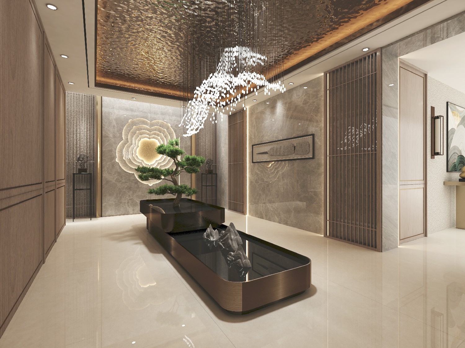 9S124F10A羅曼米黃(1面混鋪）-大圖_調(diào)