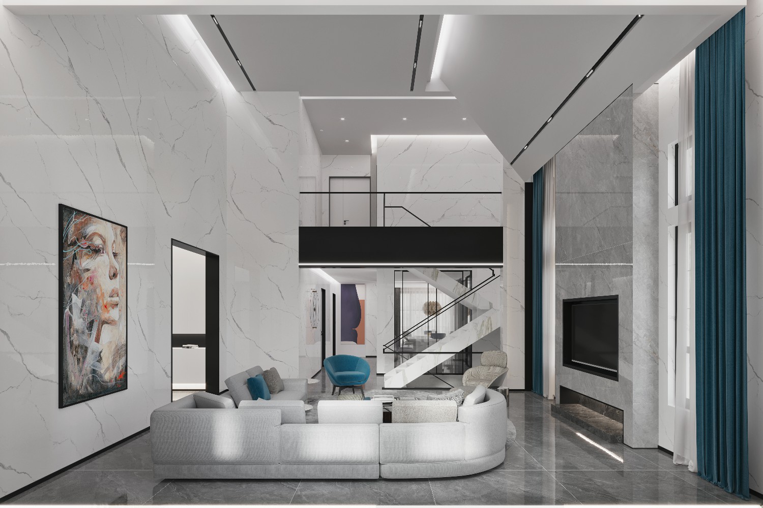 9S124220A-1-2-3_白雪公主_3面_上下左右無限連紋_效果圖