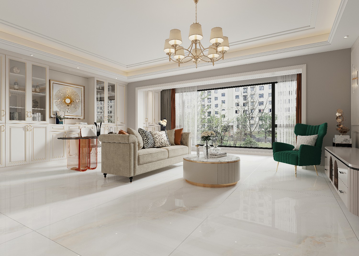 9S124261A維納斯白玉(三面混鋪）效果圖