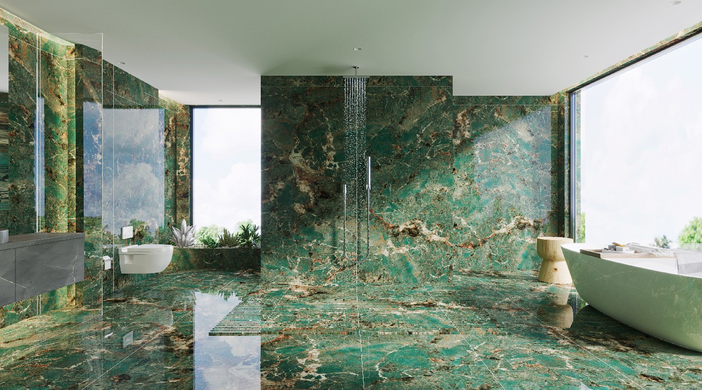 9S826528D-1-2-3-4_亞馬遜綠_4面_左右無(wú)限連紋_效果圖