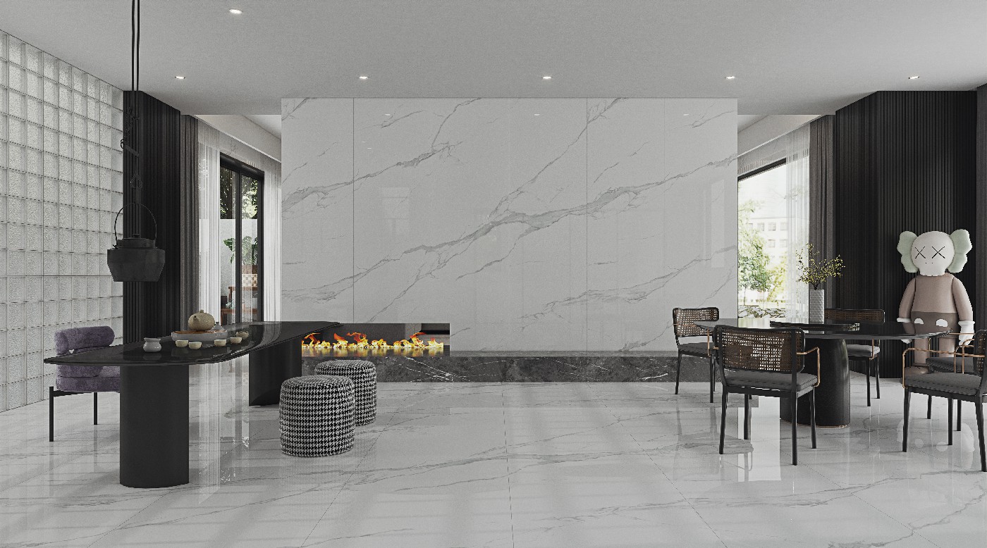 9S826F01A-1-2-3-4_阿爾卑斯白_4面_上下左右無限連紋_效果圖