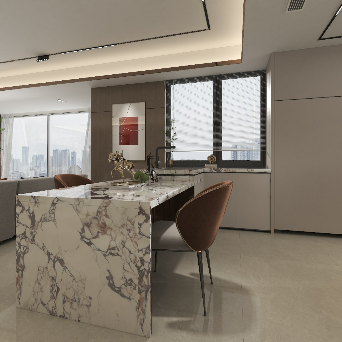 12S918007A-范思哲米黃-六面混鋪-大圖(2)