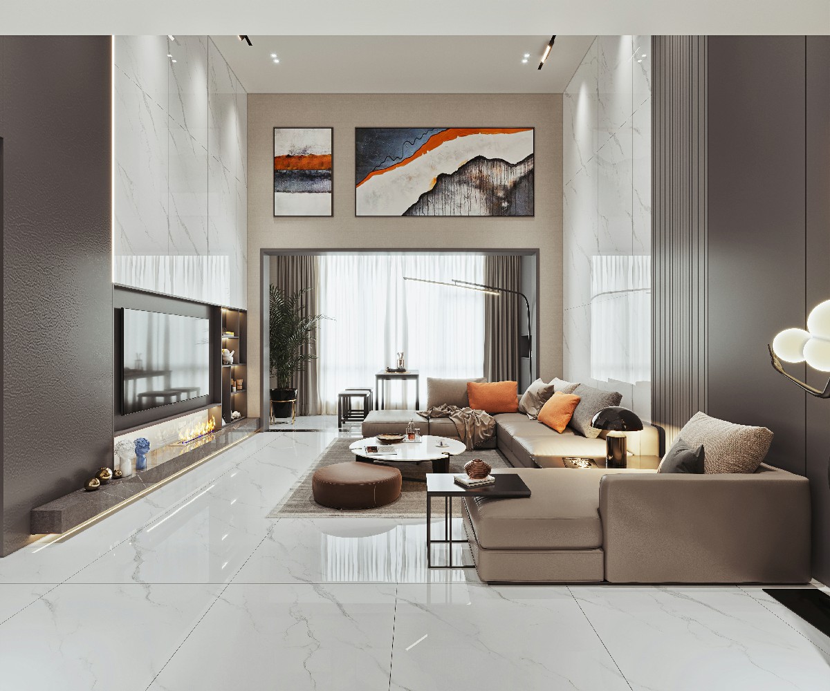 9S98503A_路易斯白_4面_任意無限連紋_效果圖