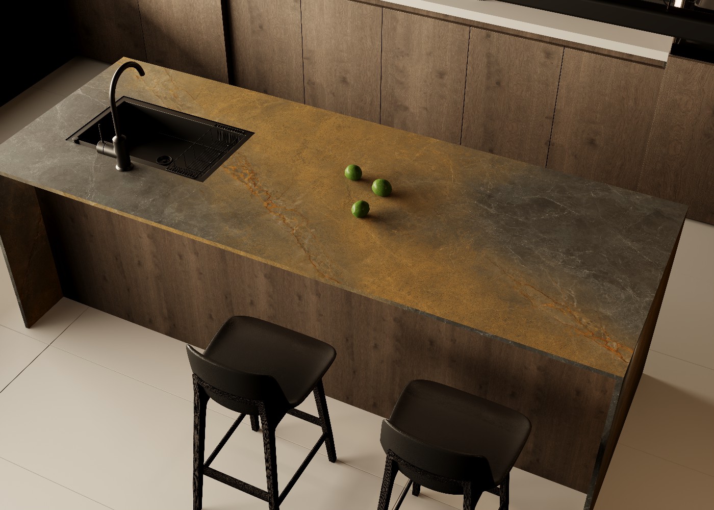 12M127872B-維也納黑金-1面混鋪墻身-Lukas