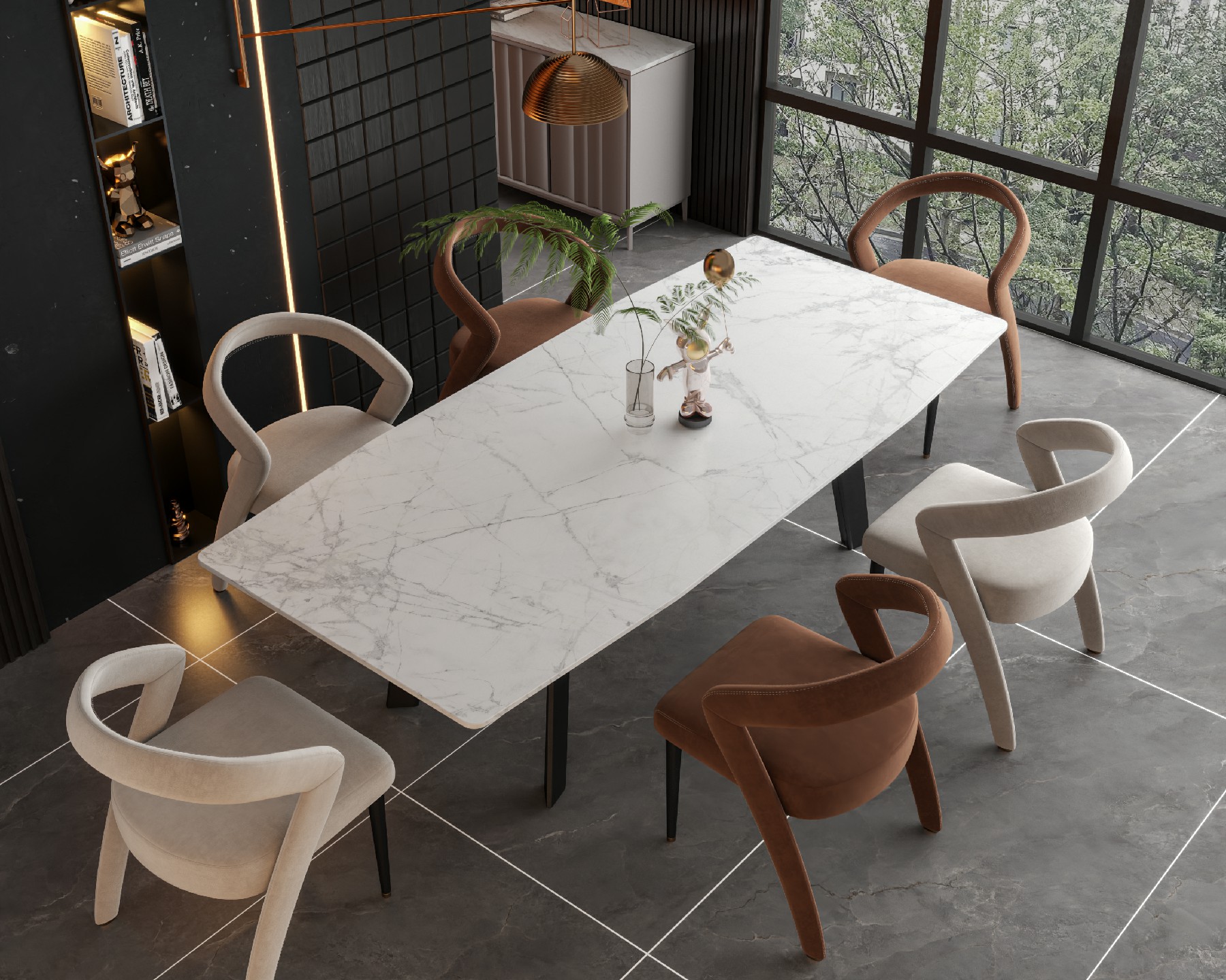 12Y1632528A-極品寒江雪-1面混鋪_波餐桌