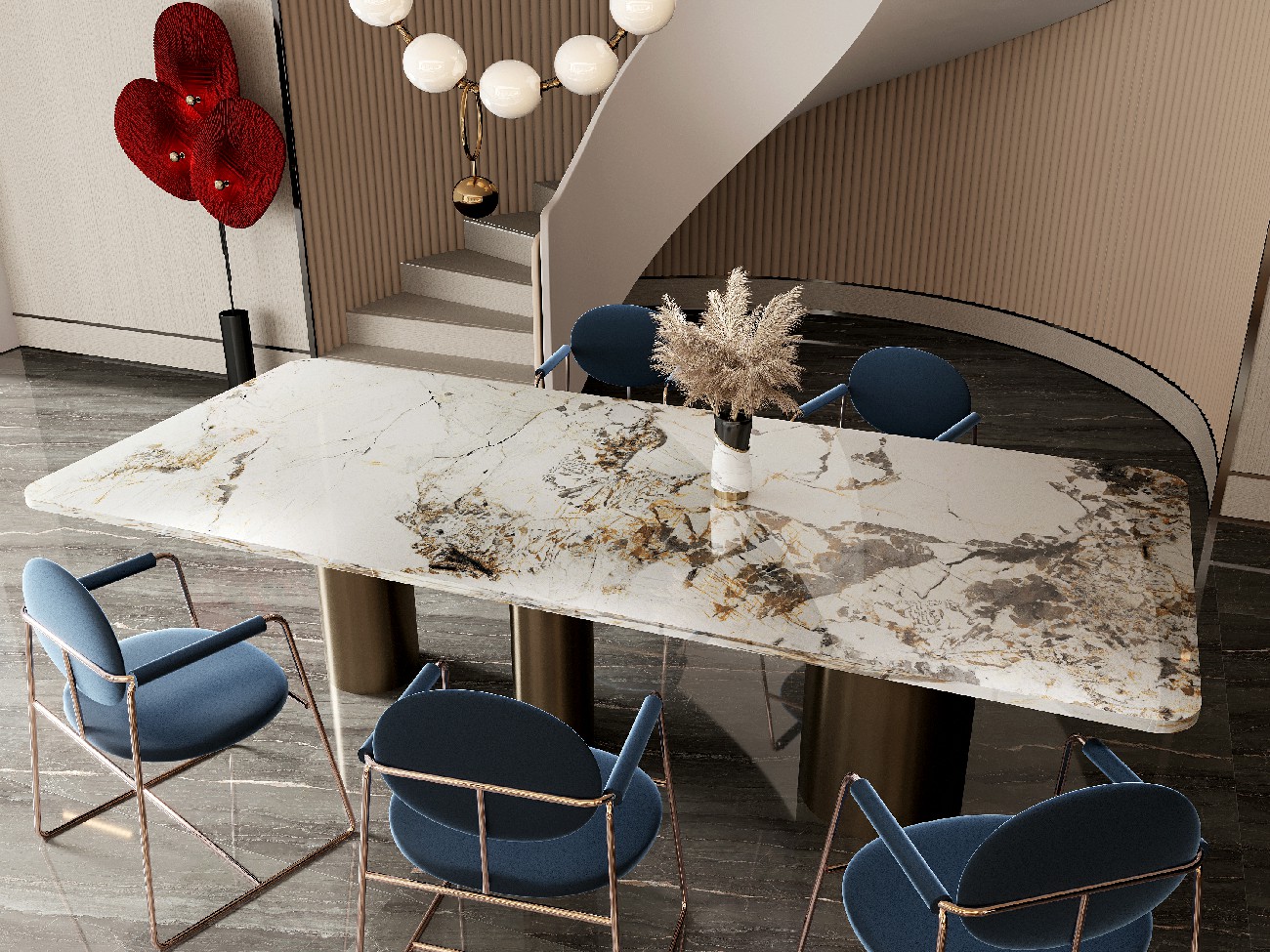 9S1227LT018A-1-2-3,B072-1-2-3散花潘多拉-3面左右無限連紋效