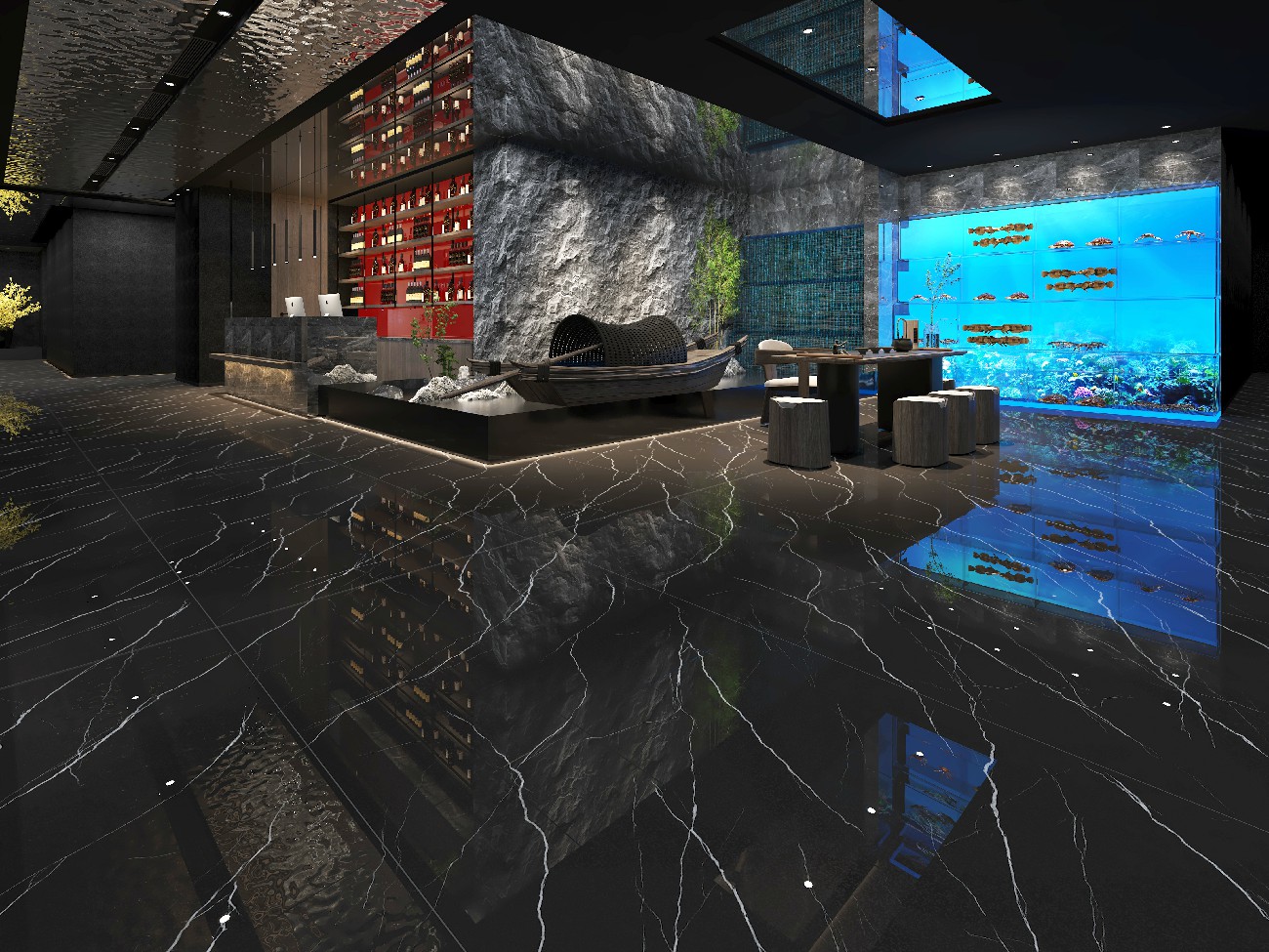 9S124241DH-A158-黑白根-1面上下左右無(wú)限連紋效