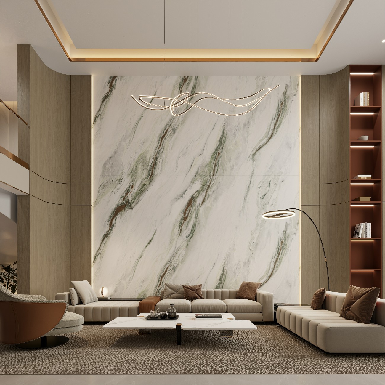 9V918724C-1-2-3-翡翠熊貓白-3面上下左右無限連紋-啞光LUKAS