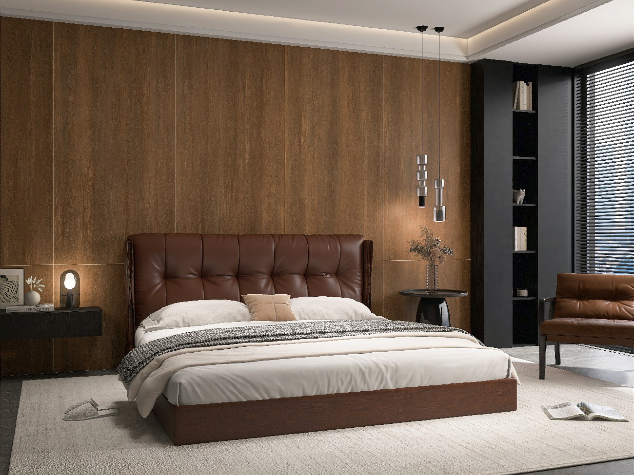 158A-北歐橡木-實木色-4面混鋪-婷