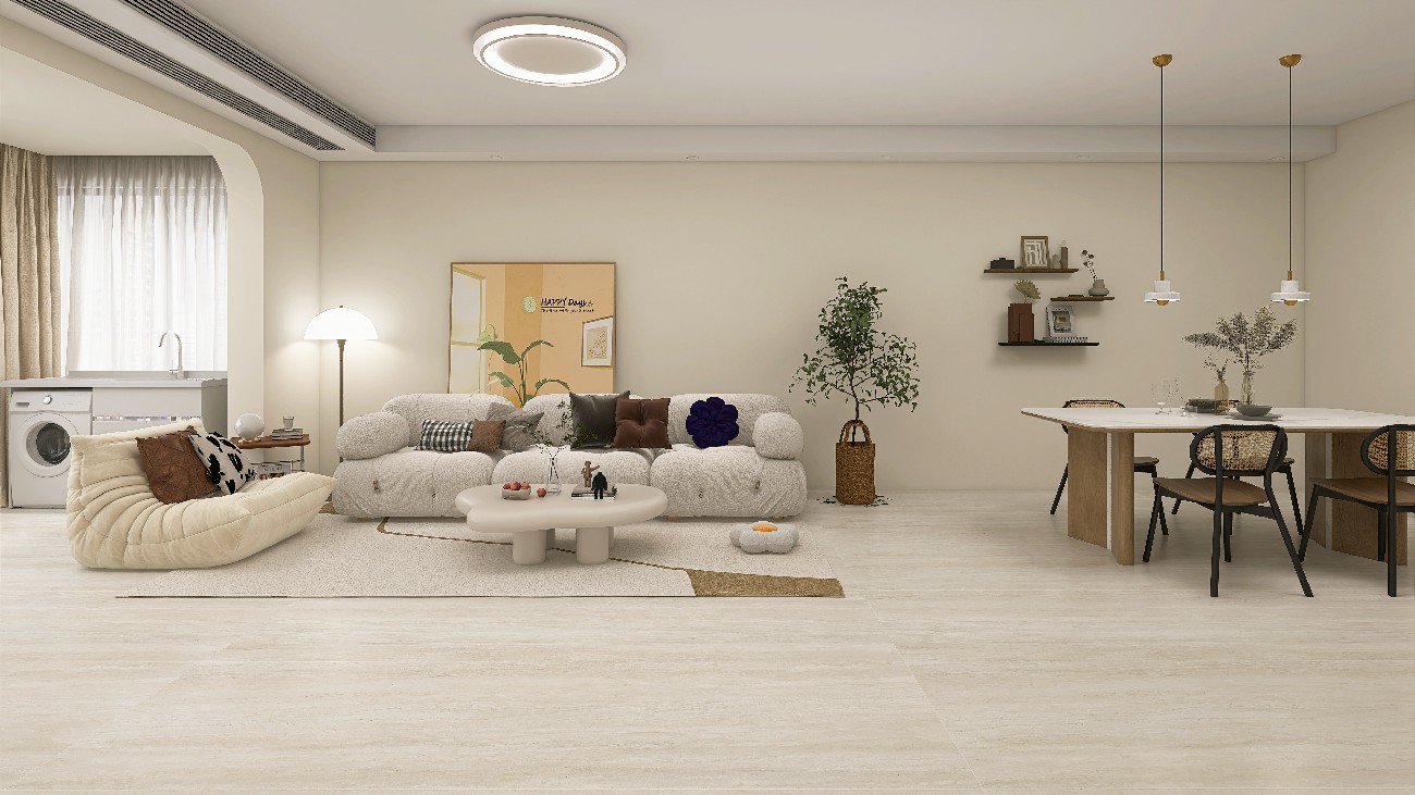 9Y826LT309A_羅馬洞石-米黃-4面混鋪-婷