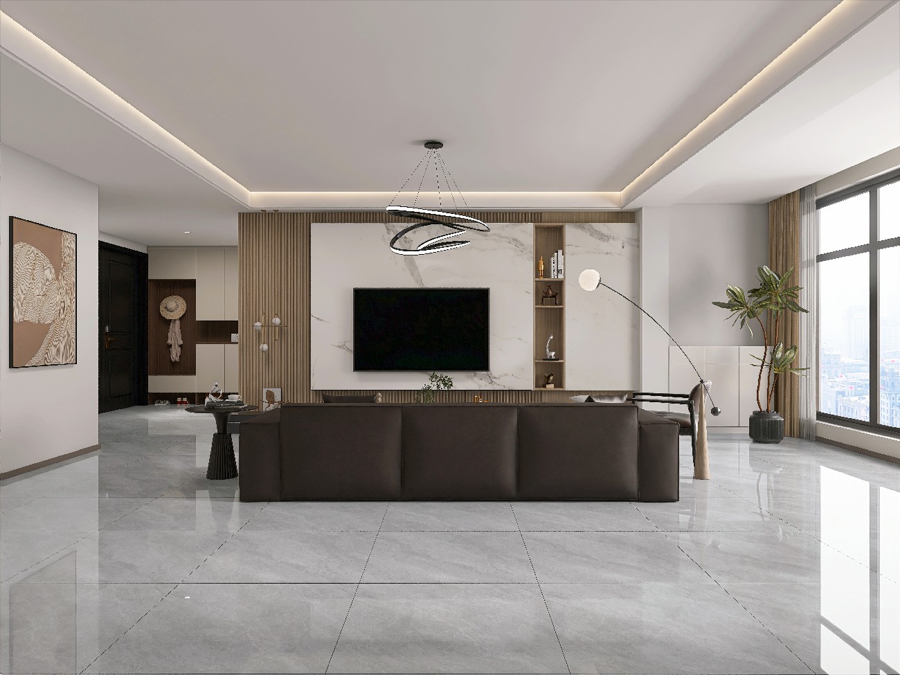 TBS88A146-奧特斯灰-4面混鋪-婷