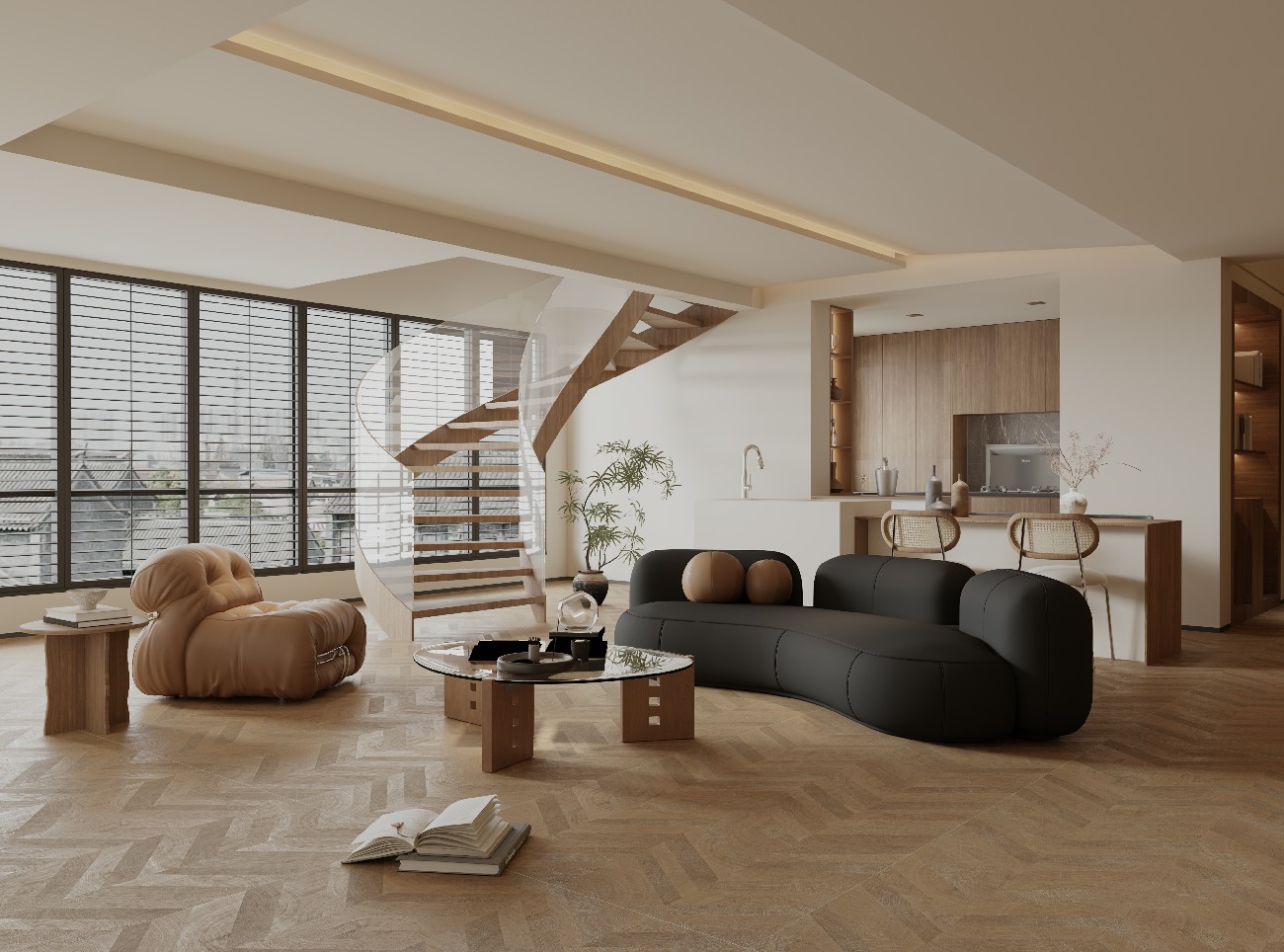 9YG1227-132-魚骨香楠-實(shí)木色-1面混鋪-波