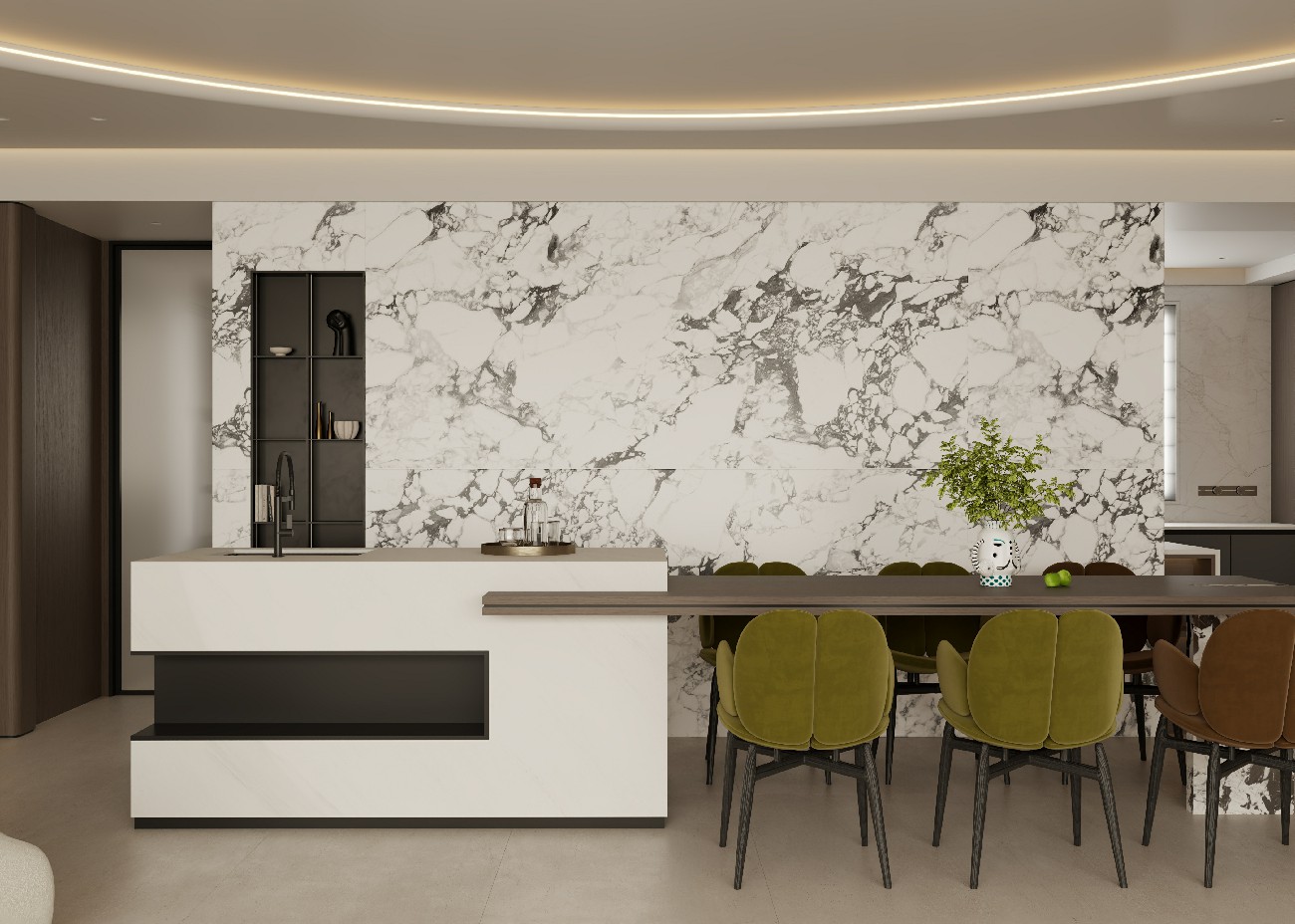 12FP1632-307-新寶格麗白-3面混鋪-效果圖