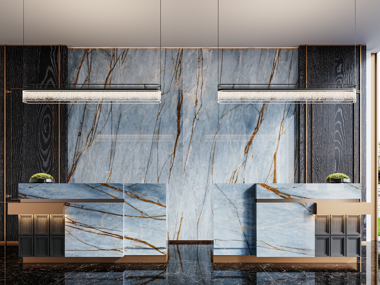 9LG927-015典雅藍(lán)-4面混鋪-波