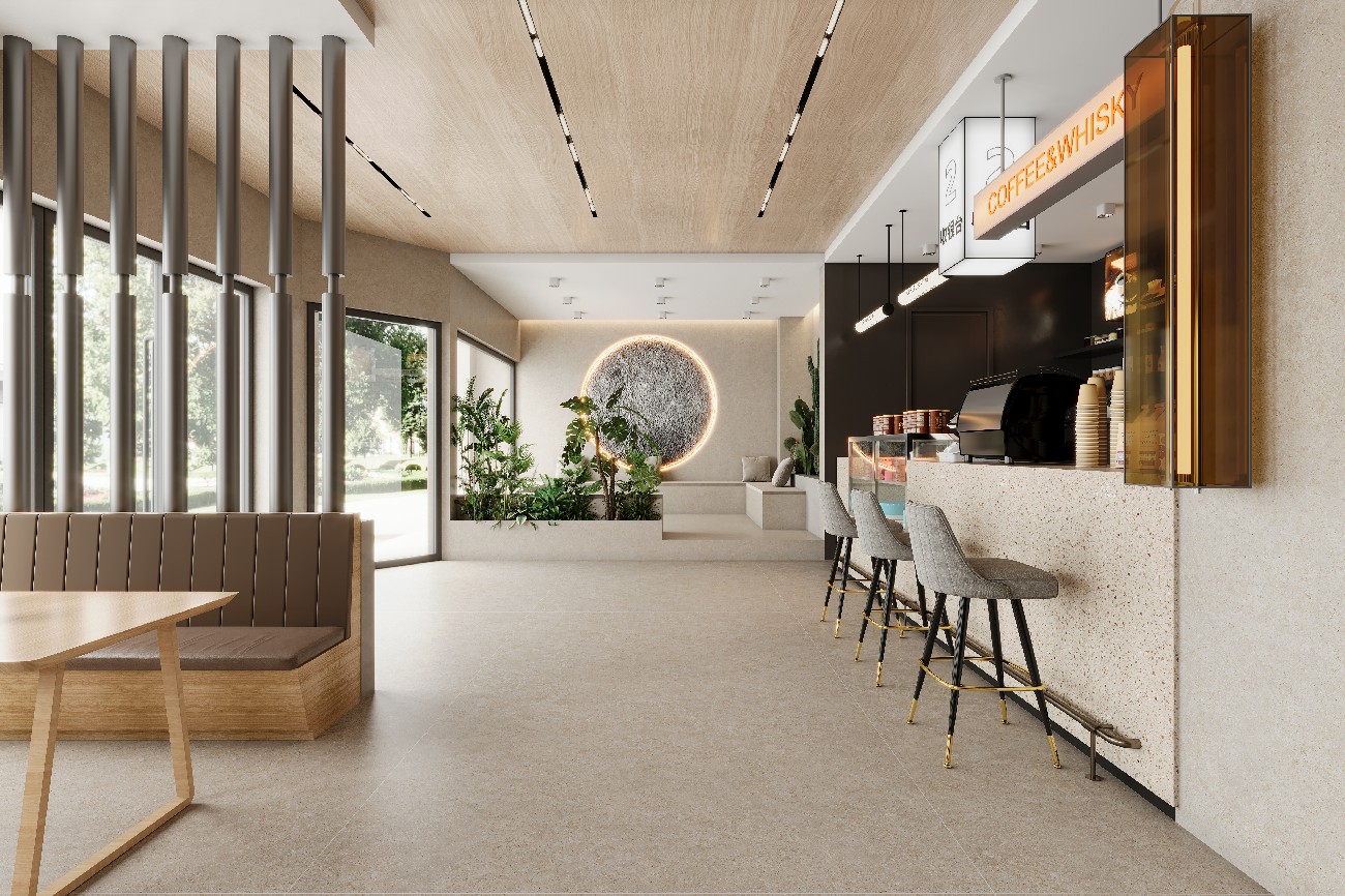 9GD927-405-新法國萊姆石米黃-3面混鋪-效果圖