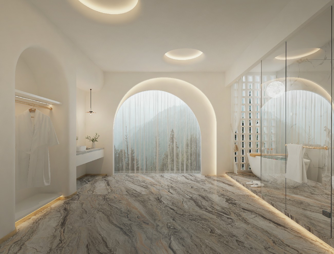 9RP1227-816-1-2-3-威尼斯棕-3面左右無限連紋-t