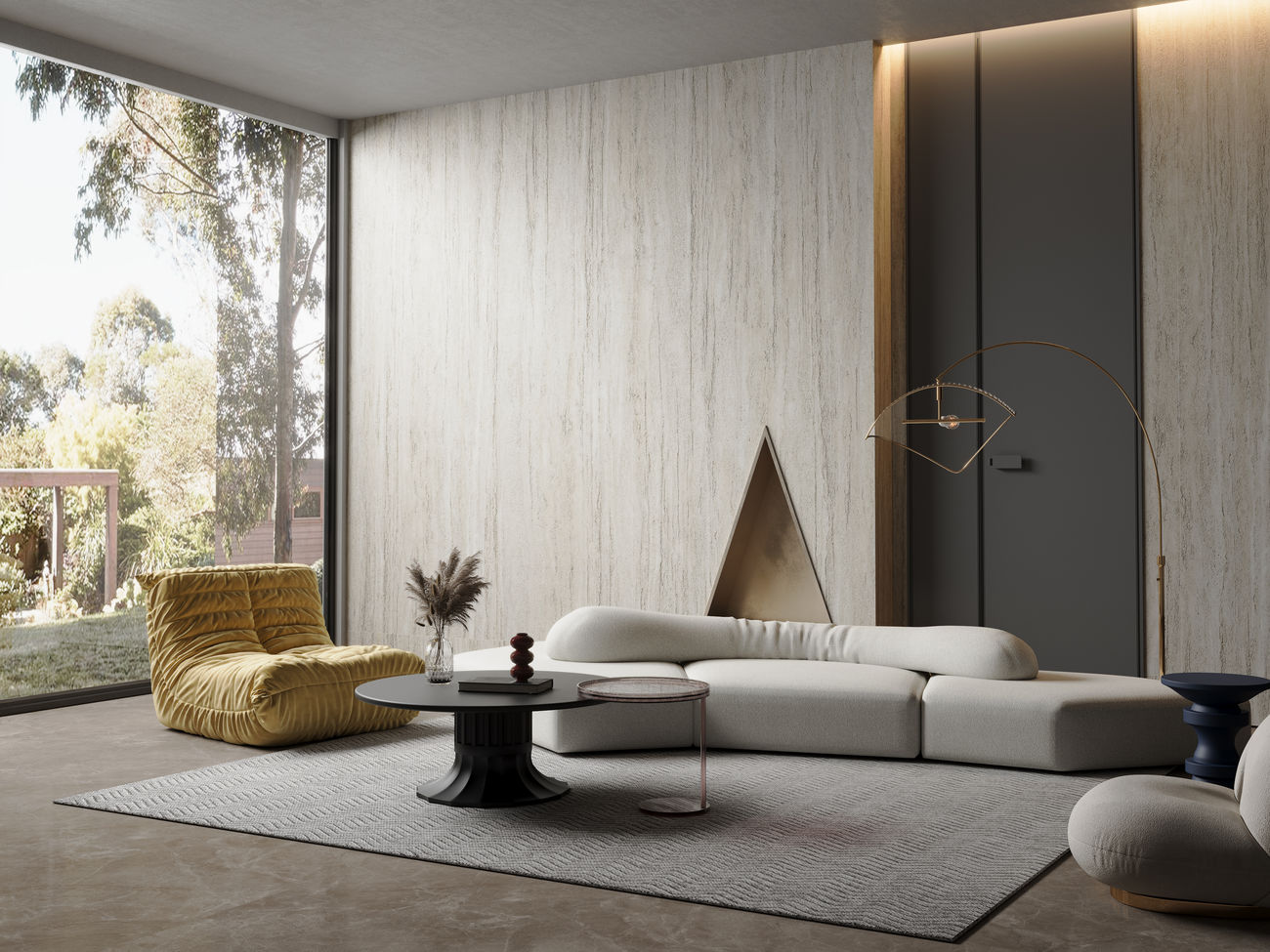 12DM1227-671米蘭灰洞-3面混鋪-波