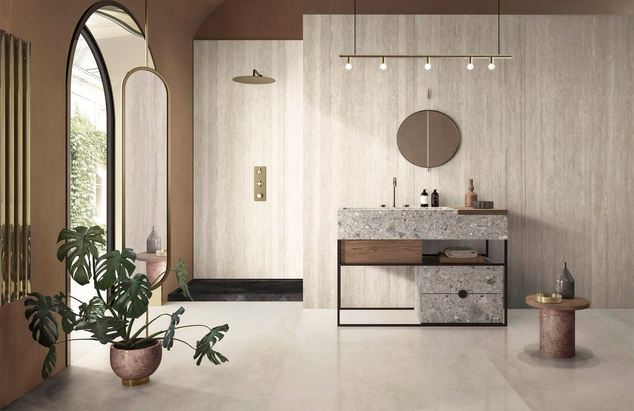 12DM1227-677-羅馬洞石-米黃-3面混鋪-t1