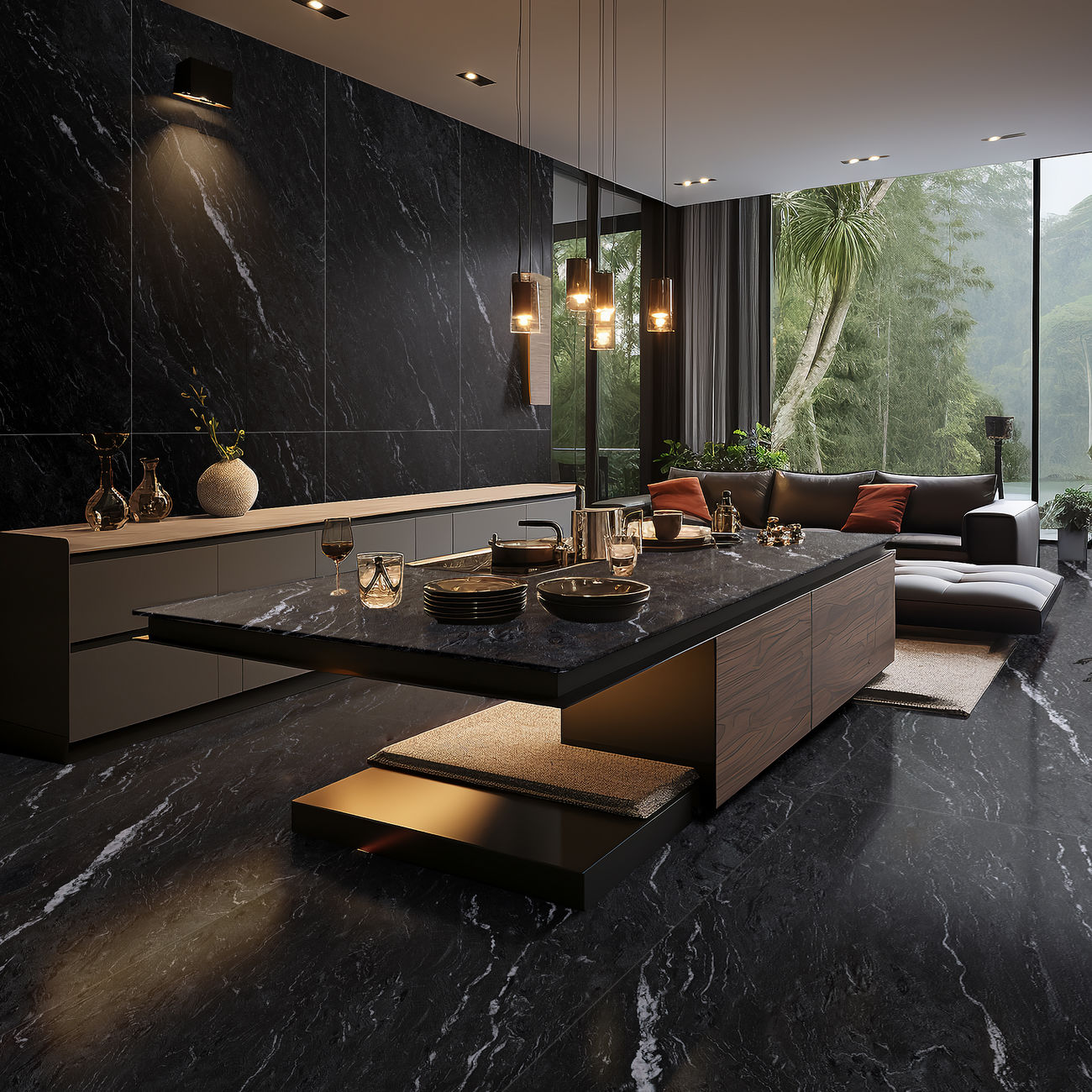 9JS1227-002古奇黑-4面混鋪-t